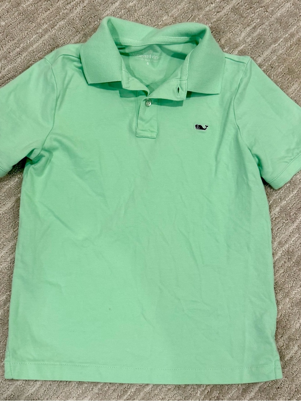 Vineyard Vines Mint Green Boys' Polo Shirt